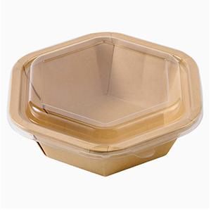 Hexagonal Kraft Paper Box with Lid Hexagonal Kraft Paper Box with Lid