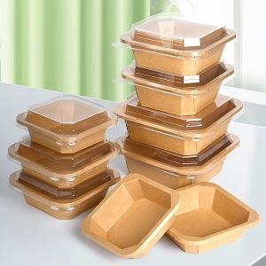 Square Octagonal Kraft Paper Box with Lid Square Octagonal Kraft Paper Box with Lid