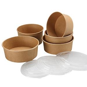 Round Paper Salad Bowl Round Paper Salad Bowl