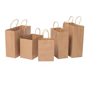 Paper bags with handles Paper bags with handles