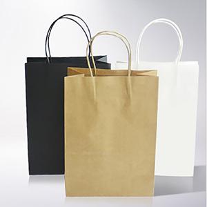 White/Black/Kraft Handle bag White/Black/Kraft Handle bag